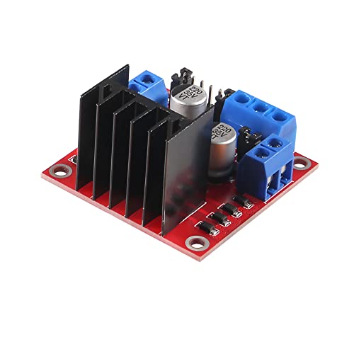 AEDIKO 2pcs L298N Motor Drive Controller Board DC Dual H-Bridge Robot Stepper Motor Control and Drives Module