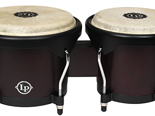 Latin Percussion Lp601Ny-Dw Lp City Wood Bongos - Dark Wood 7-Inch #TOP1