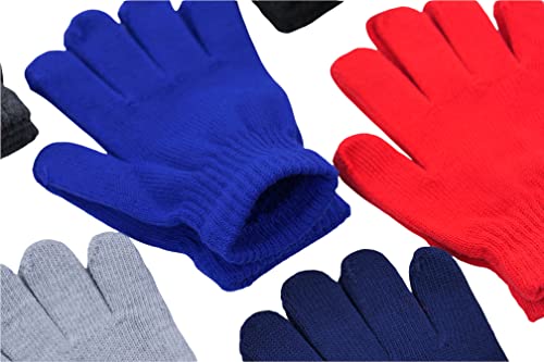 Image of ToBeInStyle Kids Pack of 6 Warm Winter Gloves