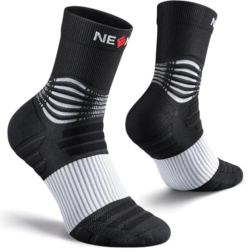 Image of NEENCA Professional Compression Socks for Women Men Circulation, 20-30 mmHg | Medical Ankle Socks, for Pain Relief, Plantar Fasciitis, Swelling, Neuropathy, Nurses, Travel, Pregnancy, Flight, Daily Wear