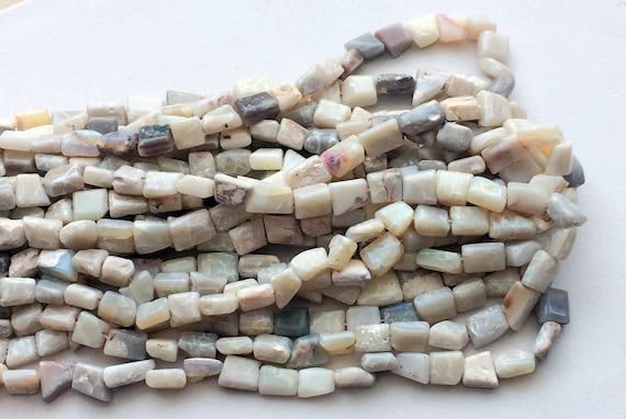 Opale d'Australie précieuse en perles tumbles de 10-12mm pour un collier de haute joaillerie