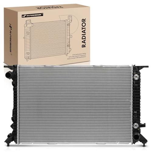 A-Premium Engine Coolant Radiator Assembly with Transmission Oil Cooler Compatible with Audi A4 Quattro 2009, A5 Quattro 2008-2009, Q5 2009-2017, S4 2010-2016, S5, SQ5 & Porsche Macan, 3.0L 3.2L