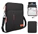 Lacdo Tablet Tasche Schutzhülle mit Schultergurt für 11 Zoll iPad A16, 11" iPad Air M4 M3 M2, 11" iPad Pro M5 M4, 10.9" iPad, 10.2" ipad, 10.9" iPad Air, 10.5" iPad Pro, 11" Galaxy Tab A9+, Schwarz