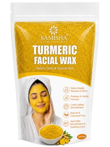 Image of Turmeric Facial Wax Powder | Face Wax for Women | Face Wax Powder for Women | Facial Wax Strips for Women Alternative | Hair Removal Powder for Face & Body