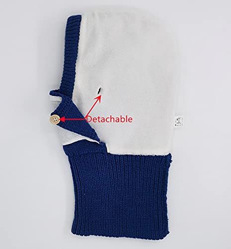 Image of Baby Girls Boys Winter Hat Scarf Kids Earflap Hood Scarves