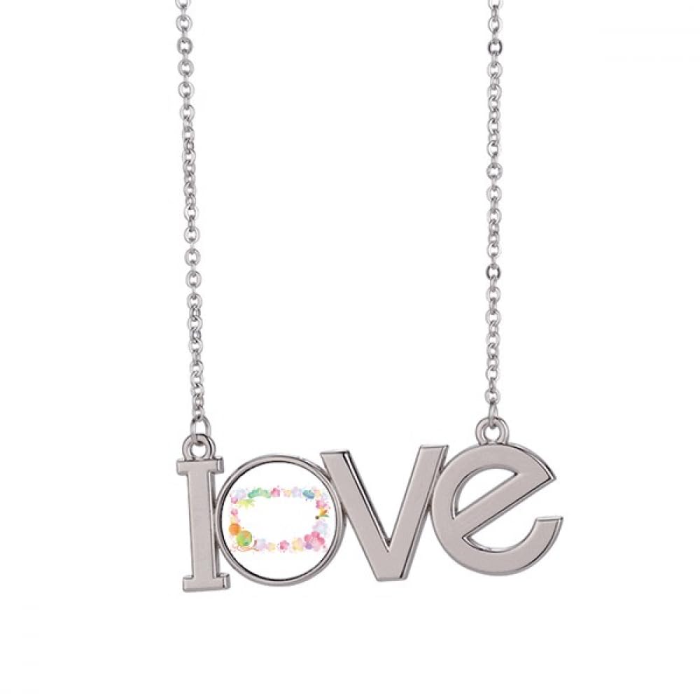 GenericGyroscope Sakura Pattern Geometry Love Necklace Pendant Charm Jewelry