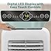 SereneLife Small Air Conditioner Portable 10,000 BTU with Built-in Dehumidifier - Portable AC unit for rooms up to 450 sq ft - Remote Control, Window Mount Exhaust Kit