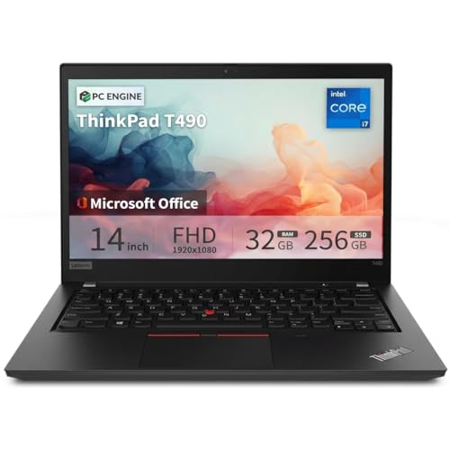 �y�����ςݕi�z �����\�r�W�l�X�m�[�g�u�b�NThinkPad T490s 14�C���`�t��HD - 1920 x 1080 - Core i7 (��8����) i7-8665U 1.9GHz - 32GB RAM - 256GB SSD - Web�J���� - U