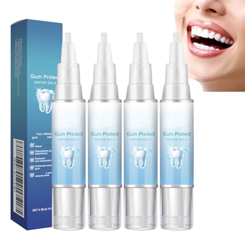 Gel Réparateur Pour Gencives Rétractées - Gel Protecteur Et Réparateur Pour Gencives, Protection Et Soins Bucco-dentaires, Gels De Soin Des Dents, Nettoie En Profondeur, Rafraîchit L'haleine (4pcs)