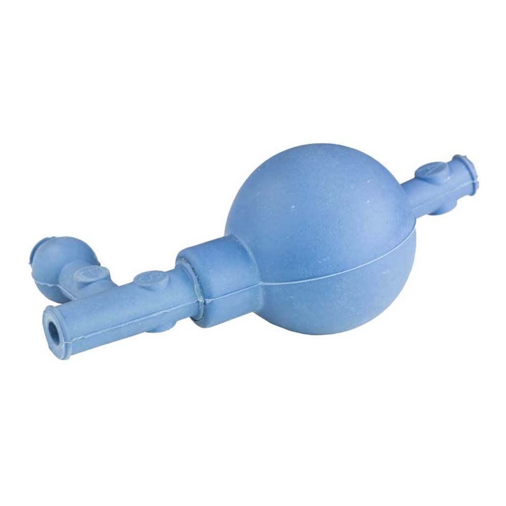 neoLab 3-1487 Peleus Rubber/Natural Pipette Ball with 3 Valves for Pipettes, 10 ml Capacity, Blue
