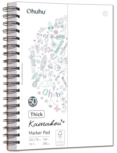 Ohuhu Double-Sided Marker Pad, Bleedproof Art Sketchbook – 7