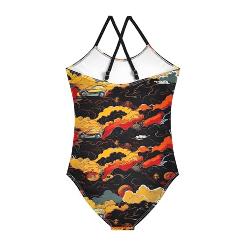 Truck Girls One Piece Swimsuit Beach Swimwear 208545812