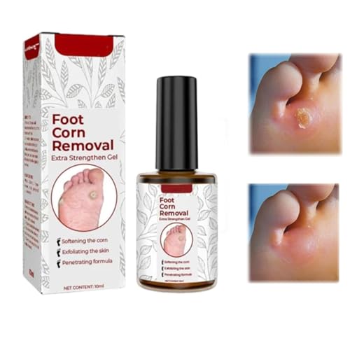 Gel extra rinforzante per la rimozione del mais del piede, rimozione di mais e calli, rimozione del mais per piedi, rimozione del mais per le dita dei piedi, extra forza, utilizzato per la cura dei