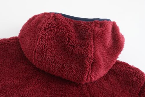Image of Boys Girls Soft Fleece Sherpa Full-zip Jacket