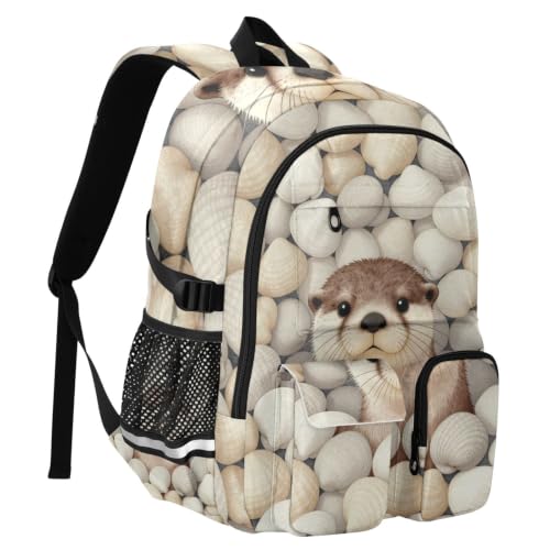 Mochila de viaje grande de nutria para portátil de 17.5" con diseño original 2