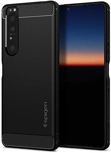 Spigen Rugged Armor Case Compatible with Sony Xperia 1 III - Matte Black