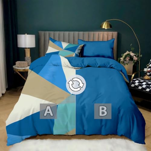 Ensemble de literie adolescents triangle géométrique pour chambre moderne - 6