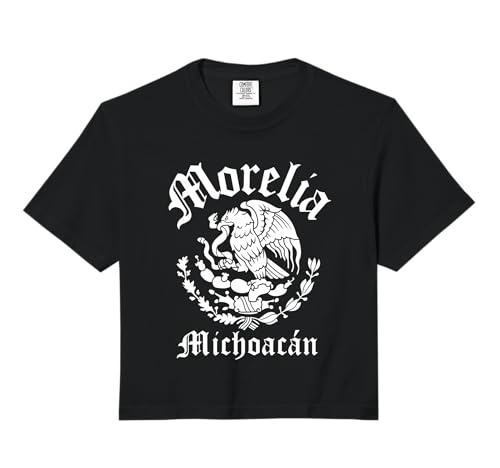 Morelia Michoacán with Mexican Emblem Morelia Comfort Colors Crop Top