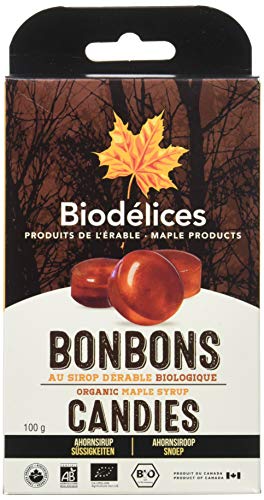 Biodelices Bonbons à l'Érable Bio 100 g Cover
