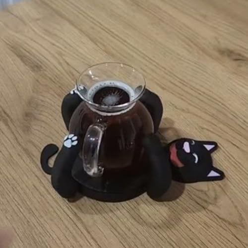 Dessous-de-verre chat impression 3D porte-gobelet table basse - 3