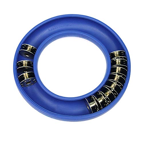 Round Bobbin Holder for Domestic and Industrial Sewing Machine Bobbins, Blue