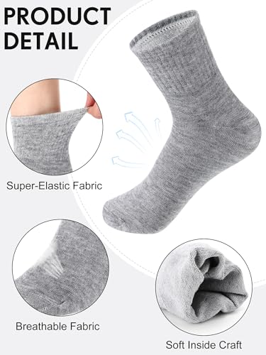 Image of Tarpop 100 Pairs Bulk Mens Socks Moisture Wicking Casual Sports Ankle Socks for Homeless Unisex Adult Men Women
