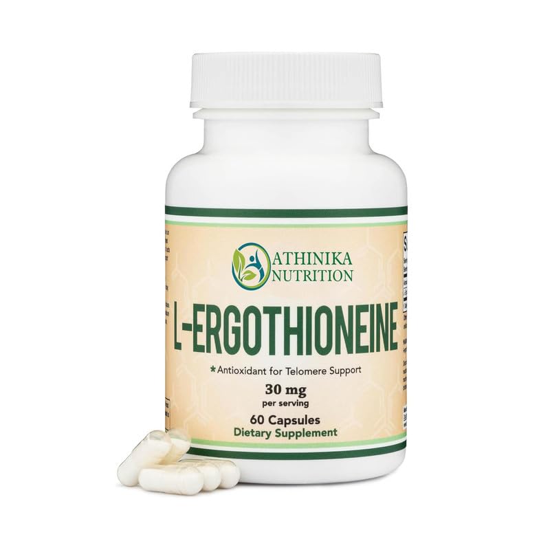 Evorina Ergothioneine Supplement (EGT) 30mg of Pure, Plant-Based L-Ergothioneine Per Capsule, 60 Count (May Support Longevity and Healthy Aging) Non-GMO, Gluten Free, Vegan Safe by Double Wood | High Strength Herbal Supplement | Clean Label Ayurvedic Wellness-image-6