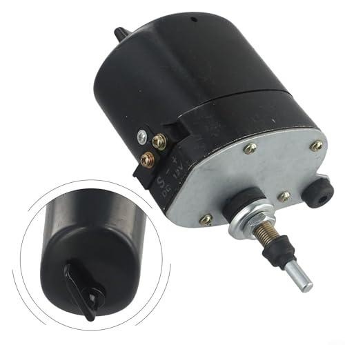 Image of 12V Windshield Wiper Motor Kit for Fishing Boats and Caravans, Wiper Blade and Wiper Motor Replacement for Fishing Boat, UTV(Motor + Wiper)