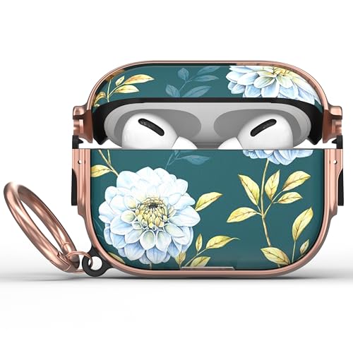 Image of Maxjoy for AirPods Pro 3rd Generation Case with Lock, Cute AirPods Pro 3 Case Lock Protective Hard AirPod Pro 3 Cover for Women Men with Keychain for Airpod Pro 3rd Gen Cover 2025,Green /White
