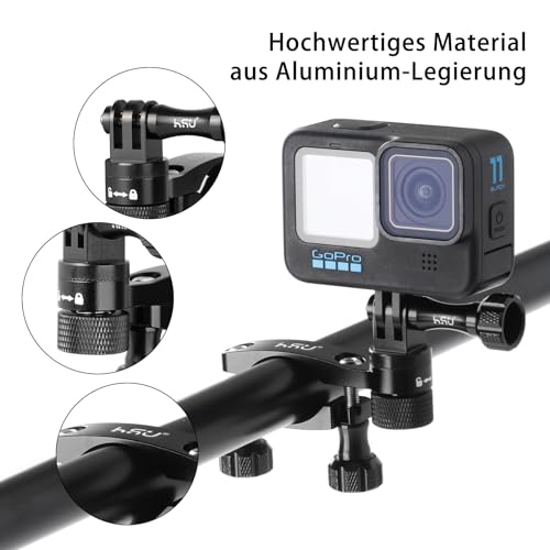 GoPro Fahrradlenkerhalterung aus Aluminium von HSU