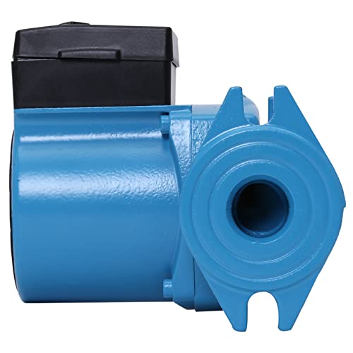 BOKYWOX 3-Speed 1 Inch Flange Hot Water Recirculating Pump 1/8HP Booster Pump 110-120V Circulation Pump for Water Heater/Floor heating
