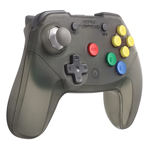 Image of Retro Fighters Brawler64 Wireless Edition N64 Controller - Nintendo 64 - Smoke Grey