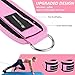 Flintronic Ankle Straps for Cable Machine, Gym Cuffs with Double Stainless Steel D-Ring, Gym Ankle Cuff with Adjustable Neoprene, Muscle Shaping for Men and Women