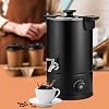 Coffee Urn, 8L Electric Coffee Maker, 304 Stainless Steel Hot Beverage Dispenser 1000W,with Removable Filter, for Cafes, Buffets, Outdoor, Tea Houses, Camping, Gardens