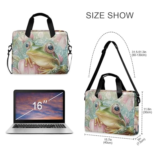 Maletín portátil para laptop 15.6 pulgadas con correas miniatura 5