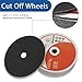 50 Pack 7 Inch Cut Off Wheels for Metal and Stainless Steel Cutting Discs for Angle Grinders 7 x 1/16 x 7/8 Inch