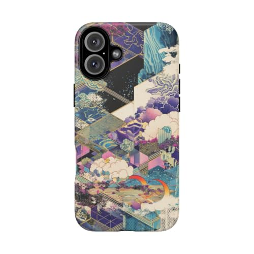 Coque rigide mate iPhone 16 Plus violette pour éviter les traces et les chocs