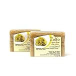 Sapone allo Zolfo - Sapone Viso per Pelli Grasse o Miste - Saponetta allo zolfo 100% Naturale e Vegetale - Made in Italy - Confezione da 2
