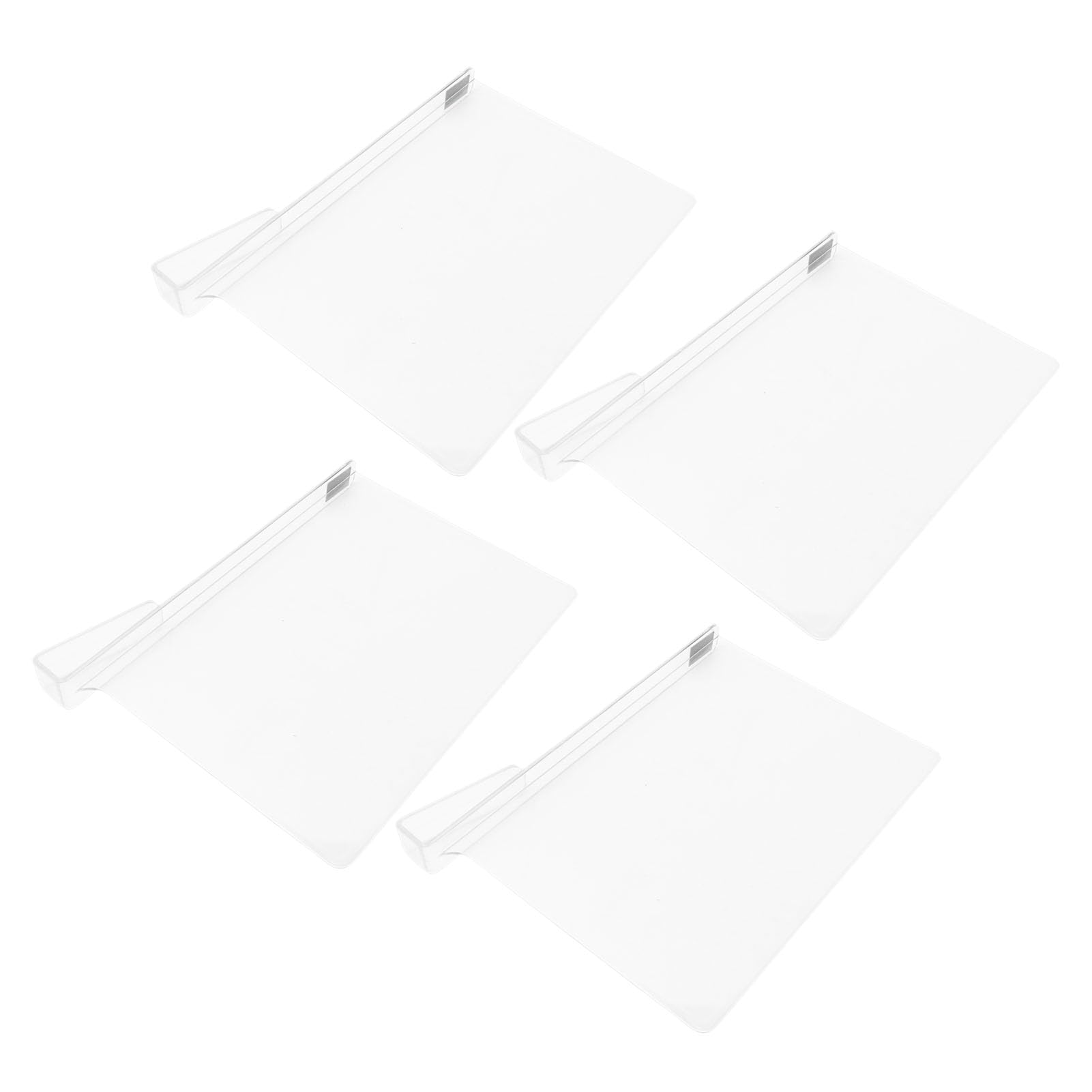 Divisor de Estante de Armario Transparente Pet con Construcción Transparente Resistente para Organizar Armario, Estantes para Libros, Almacenamiento de Bolsos