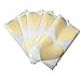 Hongda 50Pcs Scratch Off Sticker 2.75" x 3.15" Love Heart Shape Gold Color Blank Sticker