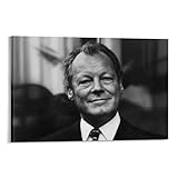 Willy Brandt Poster auf Leinwand, Kunstdruck und Wandkunst, 