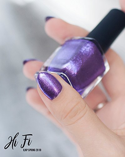 Image of ILNP Hi-Fi - Bright Purple Ultra Metallic Bright Nail Polish