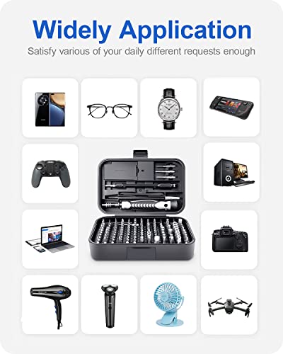 Precision Screwdriver Set, Soonan 130 In 1 Electronics Tool Kit With 120 Bits Magnetic Screwdriver Set & 10-Bit Tool Set Handy Repair Tool For Computer Phone Watch Camera Laptop Repair #TOP6