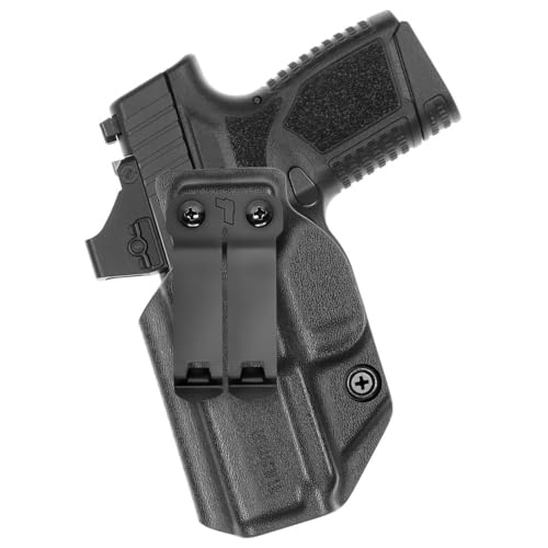Tulster IWB Profile+ Holster in Left Hand fits: FN Reflex | Optic Compatible Inside The Waistband Appendix Concealed Carry Kydex Holster - Tulster