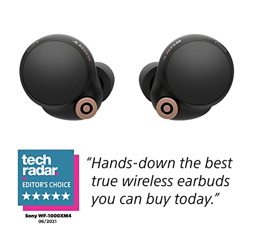 Sony Fone de ouvido WF-1000XM4 líder da indústria com cancelamento de ruído, verdadeiramente sem fio