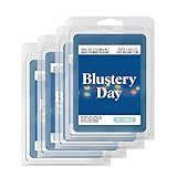 Blustery Day Fall Scented Wax Melts - Smells Like Dirt - Leaves - Rain - 100% Naturally Vegan Soy and Premium Fragrance | Great Gift | Handmade in Denver, Colorado (4 Pack Wax Melts)
