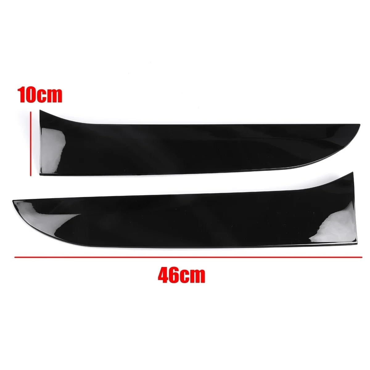 Akcesoria wykończeniowe tylnego rozgałęźnika Canard pasujące do VW Golf 6 MK6 wariant Wagon boczny spoiler okna samochodu tylny spojler Spojler na tylne skrzydło