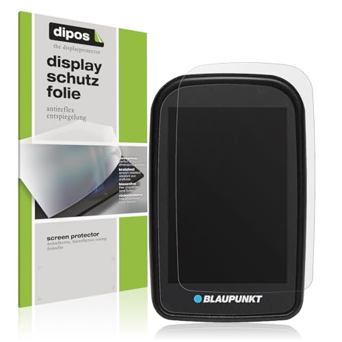 dipos I 2x Schutzfolie matt passend für Blaupunkt Motopilot 35 Folie Bildschirmschutzfolie, Ultra-Dünn, Hülle-Friendly, Fingerprint-Kompatibel