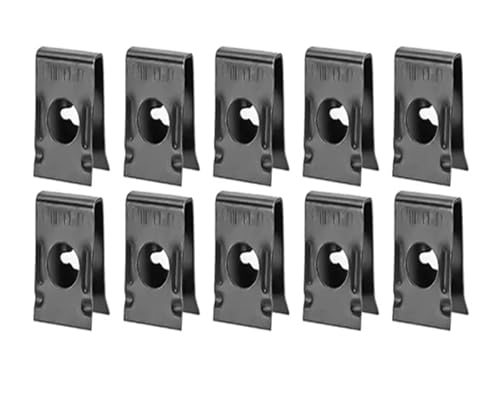 Car U-Type Metal Screw Fastener Clips 2025 Arrival -rust Protection Screws Buckle Iron Sheet Clip Accessories(WHITE)