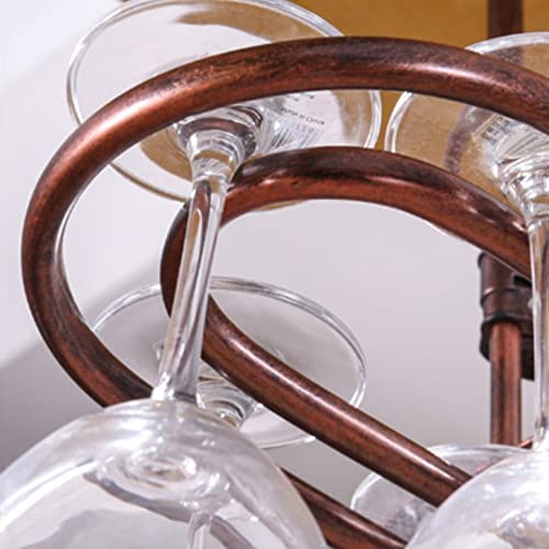 Support à verres à pied suspendu pour optimiser les petits espaces bar - 6
